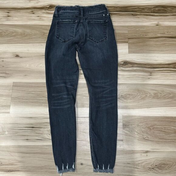 Kancan Rough Hem Skinny Jeans Women’s 25 - Picture 5 of 5